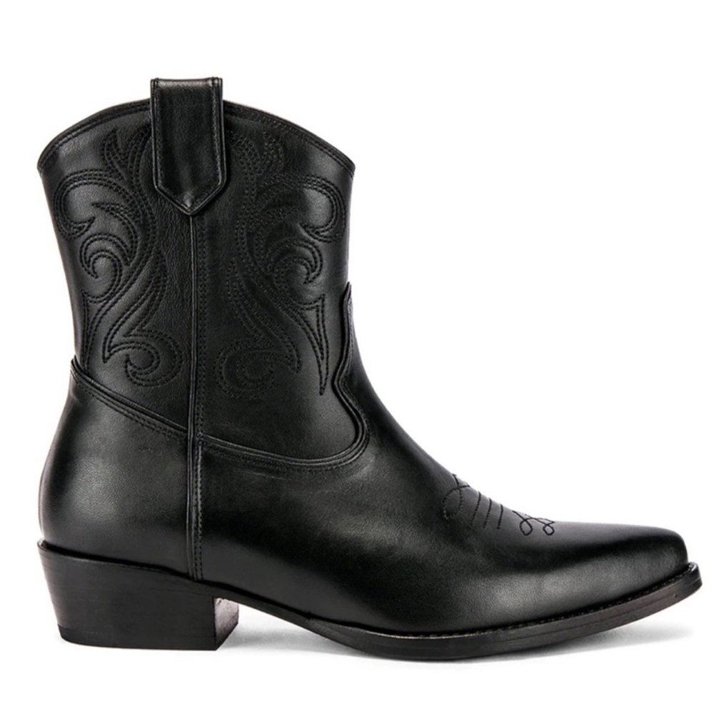 Anine Bing Elton Boot in black (western)37/7 - Picture 1 of 11